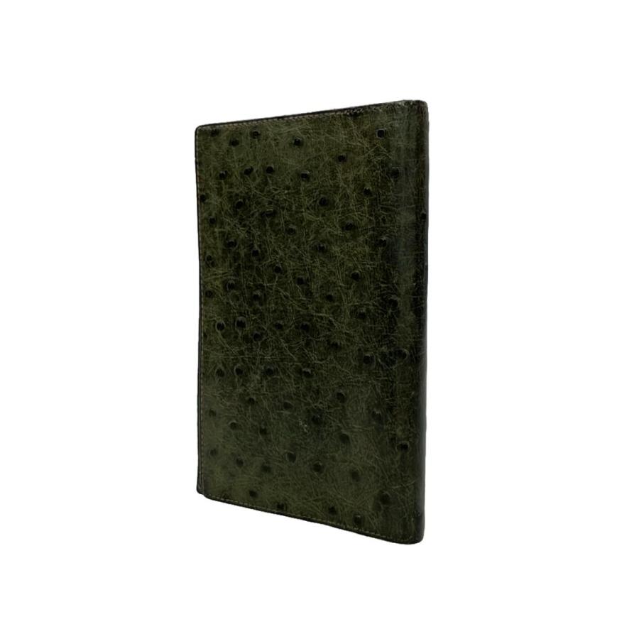 エルメス オーストリッチ 手帳カバー ※使用した古い品です※ エルメス 手帳カバー オーストリッチ ◯M刻印 アジェンダGM