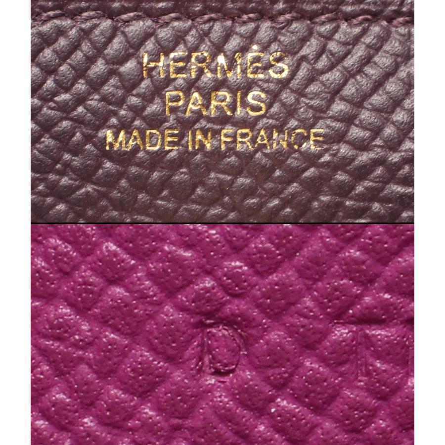 エルメス 長財布 D刻印 ゴールド金具 ケリーウォレット レディース HERMES 中古の画像