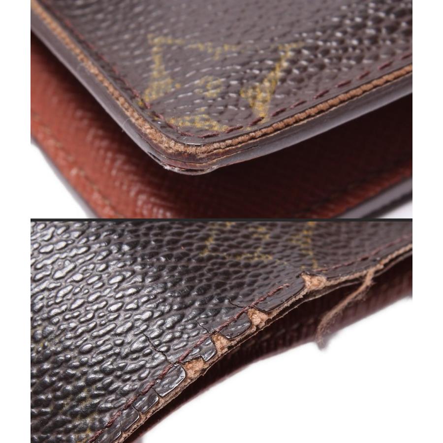 ルイヴィトン　モノグラム　二つ折り財布　ポルトモネ　カルトクレディ　コンパクト LOUIS VUITTON LV ルイ・ヴィトン モノグラム・パンダ