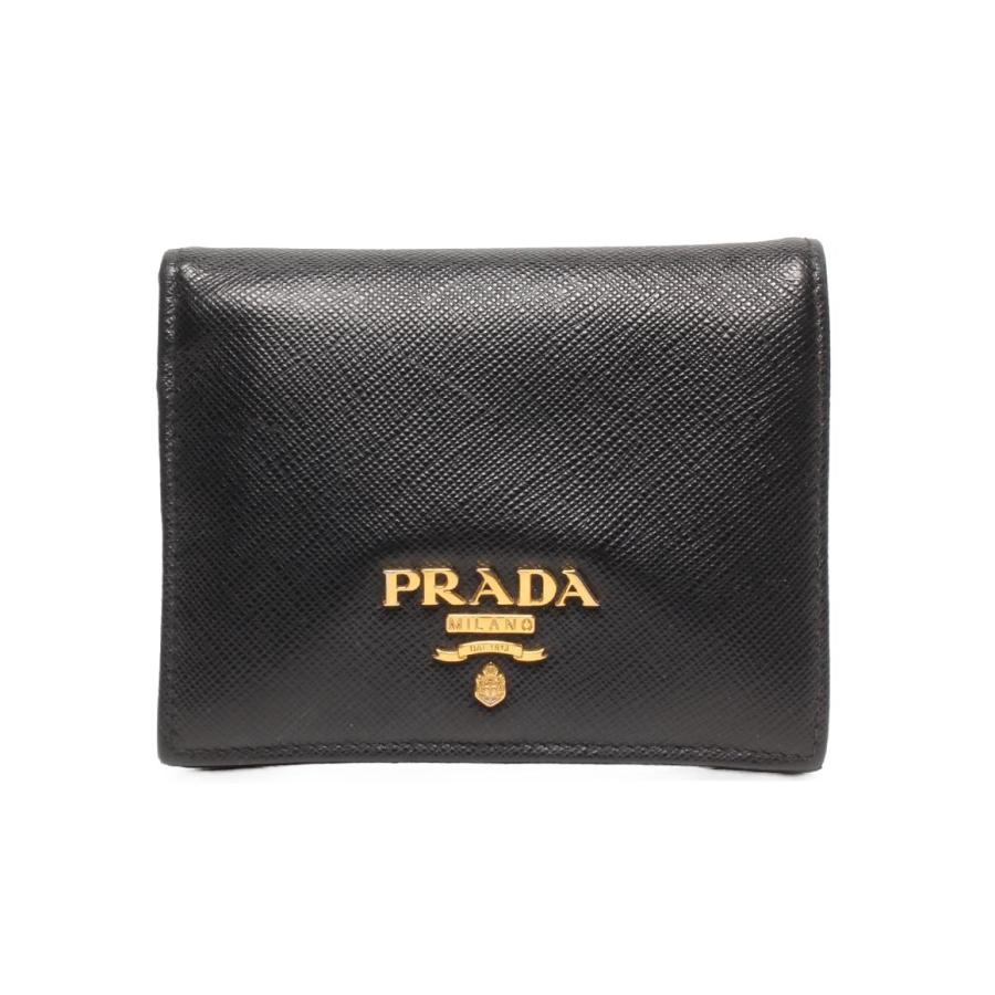 プラダ 二つ折り財布 1MV204 レディース PRADA 中古 : Rehello by