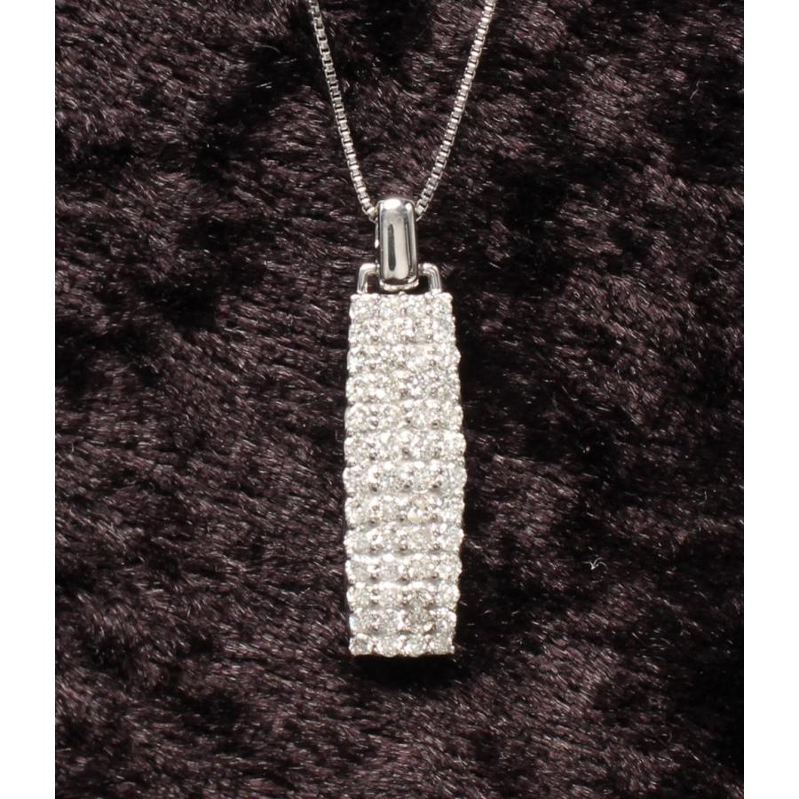 ネックレス K18WG ダイヤ 0.70ct レディース 中古 : Rehello by  