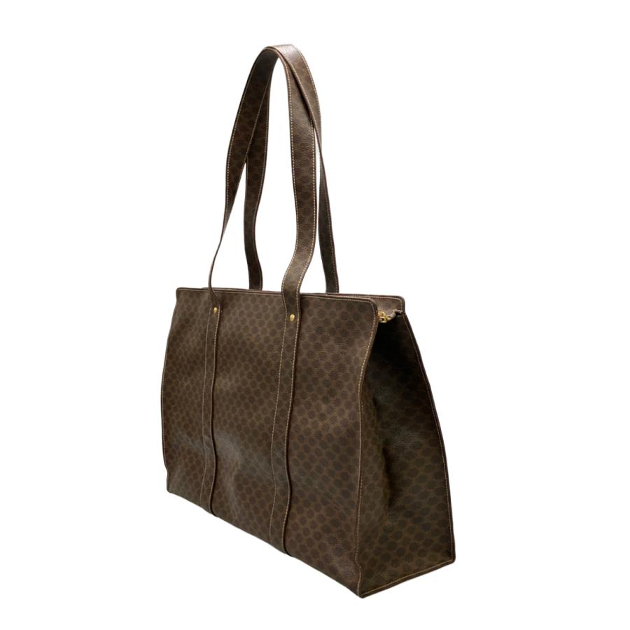 【美品】CELINE セリーヌ　トートバッグ　マカダム　A4可能 セリーヌ トートバッグ マカダム レディース CELINE 中古 : Rehello by