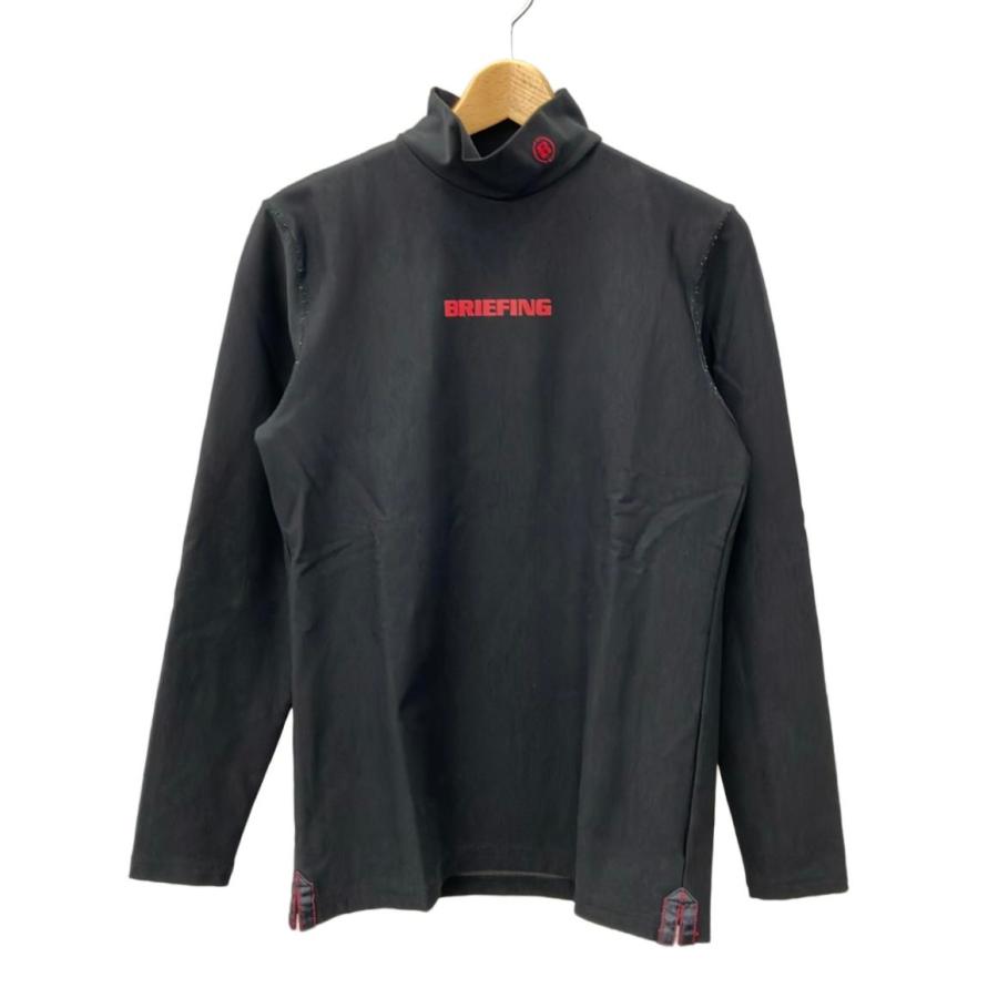 新品　BRIEFING GOLF 長袖　モックネックシャツ　 M BRIEFING GOLF ブリーフィング ゴルフ モックシャツ メンズ 長袖