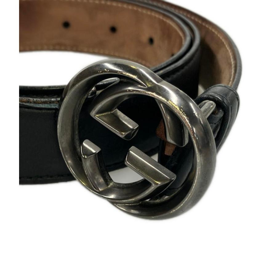 グッチ ベルト GGシルバーバックル 214351 メンズ (90・36) GUCCI 中古