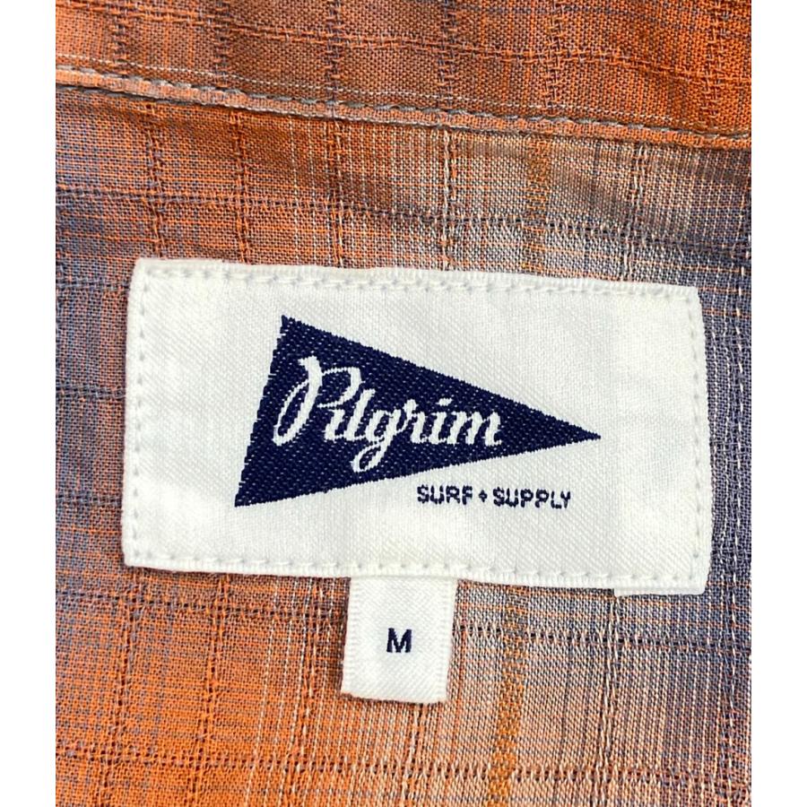 ピルグリム サーフ+サプライ 長袖 シャツ オンブレ チェック メンズ SIZE M Pilgrim Surf+Supply ピルグリム サーフ+サプライ 長袖 シャツ オンブレ チェック メンズ
