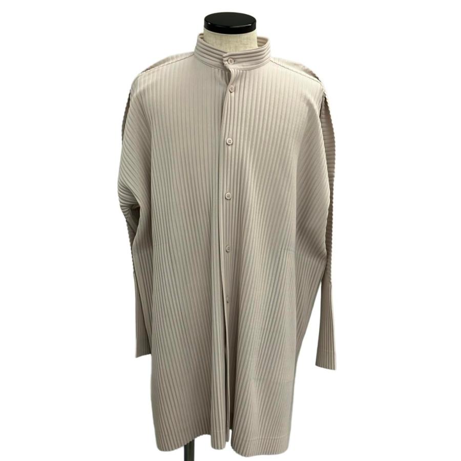 美品 オム プリッセ イッセイミヤケ 長袖シャツ メンズ SIZE 2
