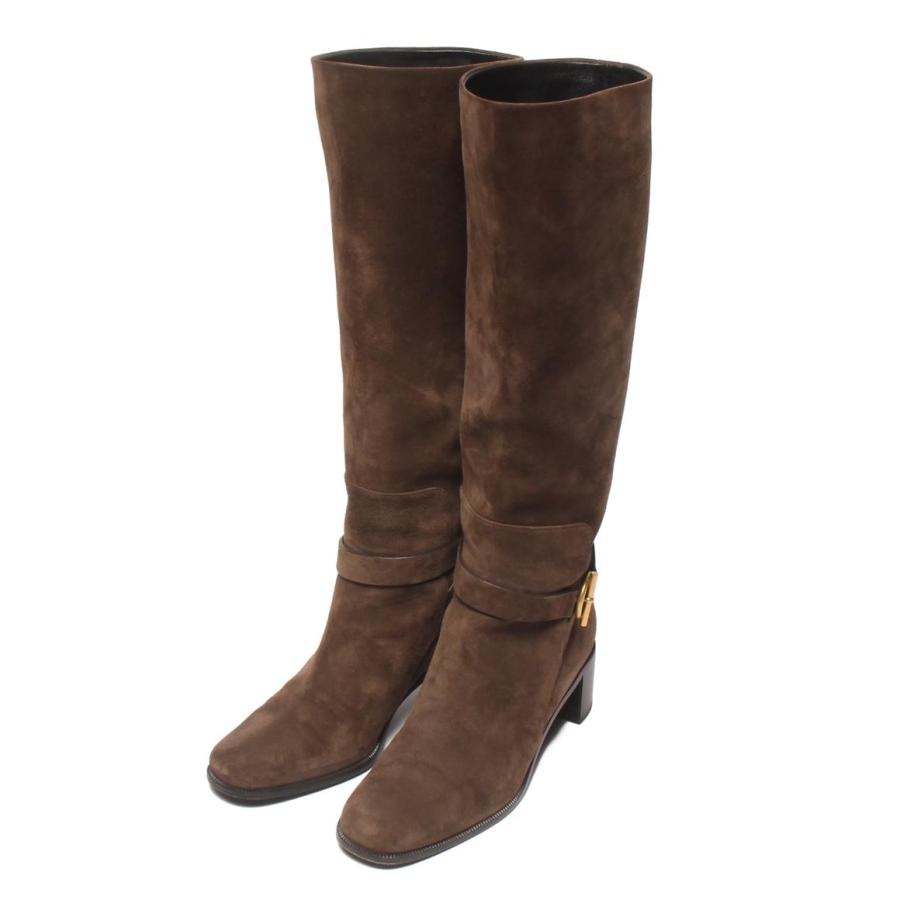 エルメス ロングブーツ ジャスティン Justine レディース SIZE 38