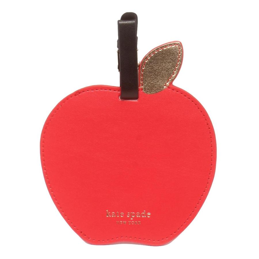 美品 ケイトスペード ラゲッジタグ ネームタグ りんご apple アップル
