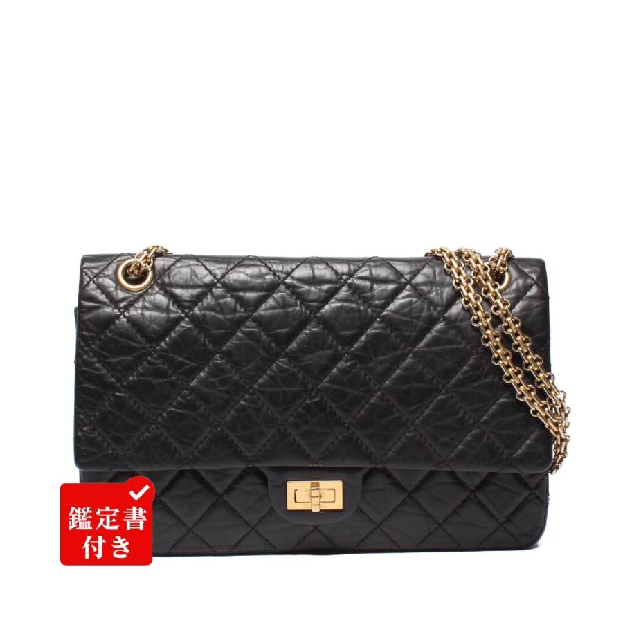 シャネル チェーンショルダーバッグ 2.55 ダブルフラップ ダブル