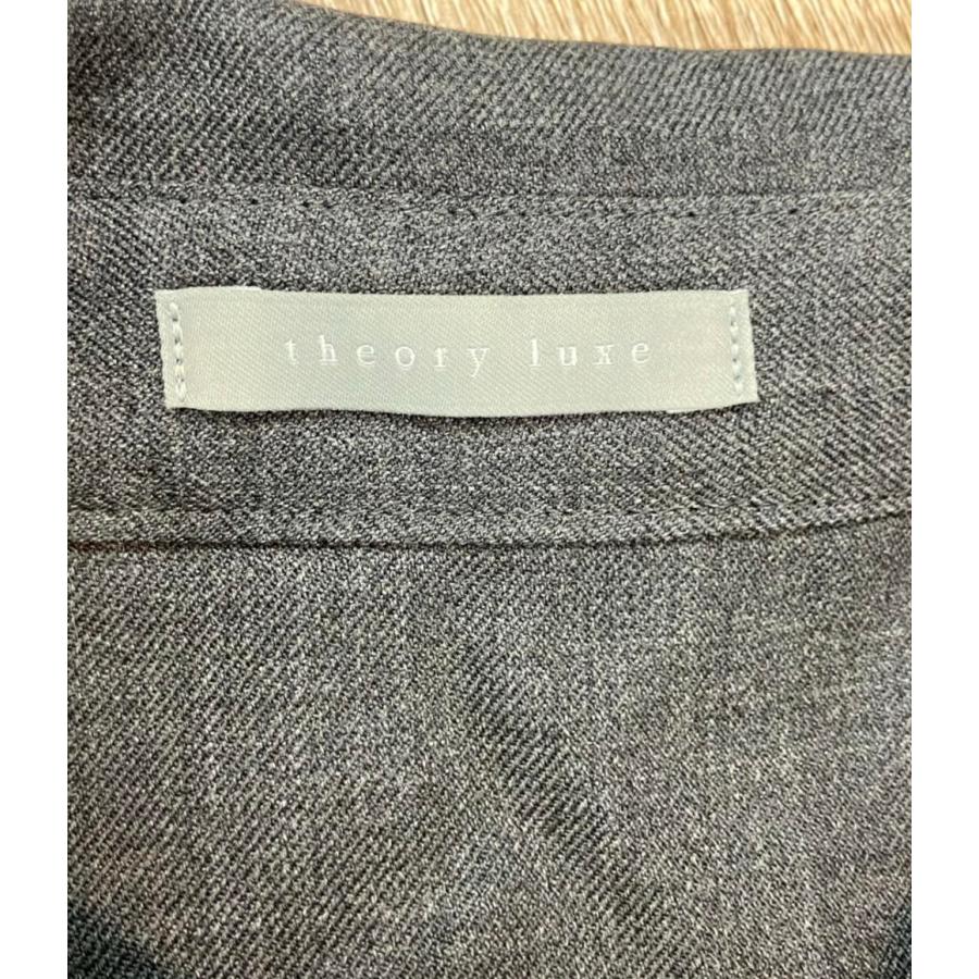 セオリーリュクス 長袖ブラウス 25AW Suave Saxony Kallen Shirt 03