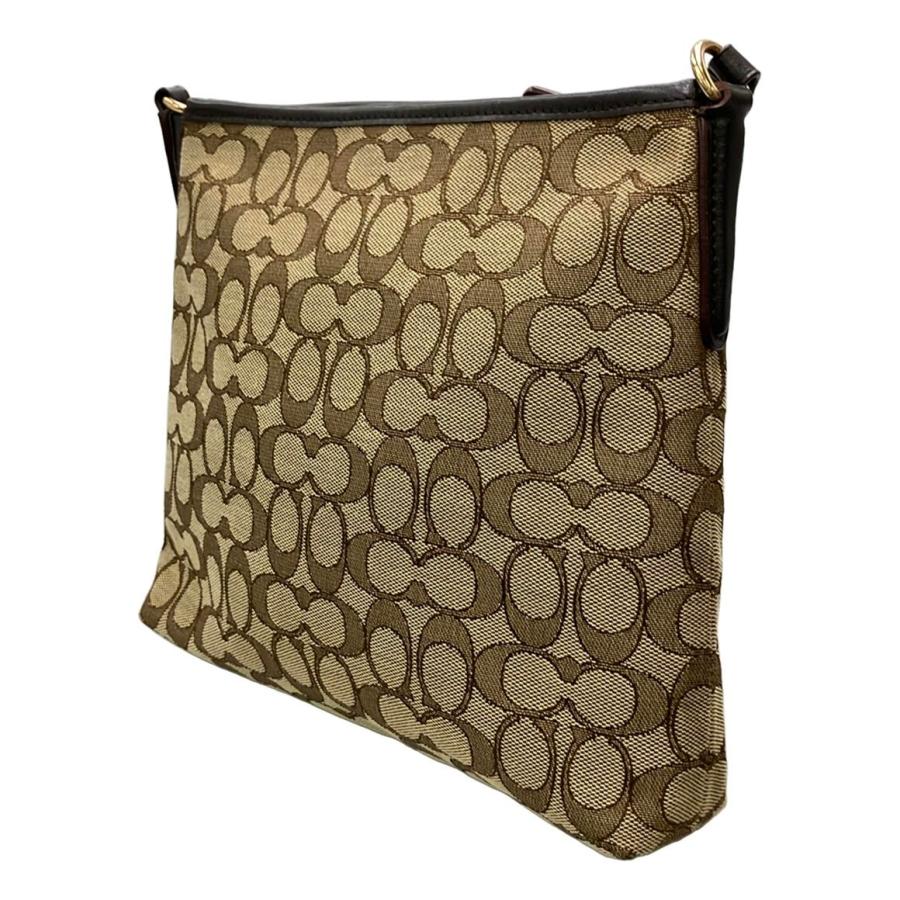 coachショルダーバッグ　ポーチ付き　お値下げしました！ コーチ ショルダーバッグ 斜め掛け シグネチャー F29960 レディース