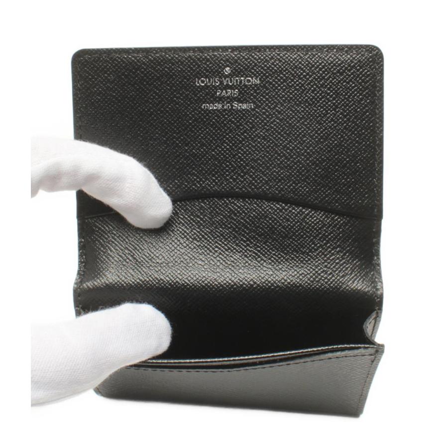 ❣️美品❣️ LOUIS VUITTON タイガ　ブラック名刺入れ　M30922 美品 ルイ・ヴィトン 名刺入れ カードケース アンヴェロップ・カルト