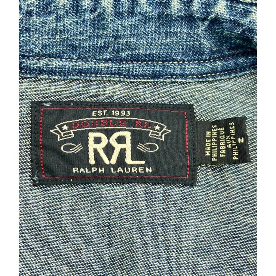 ダブルアールエル ラルフローレン 長袖 デニムシャツ メンズ SIZE M