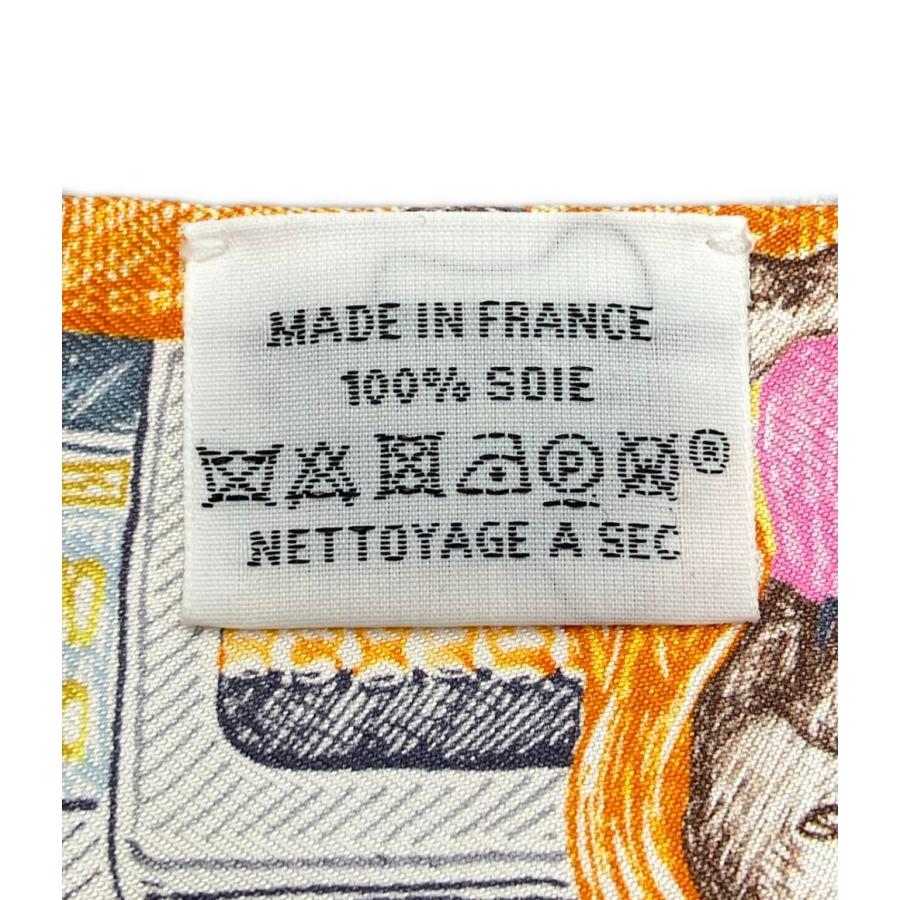 美品 エルメス スカーフ シルク100% ツイリー CITY OF LIGHT レディース HERMES 中古_3