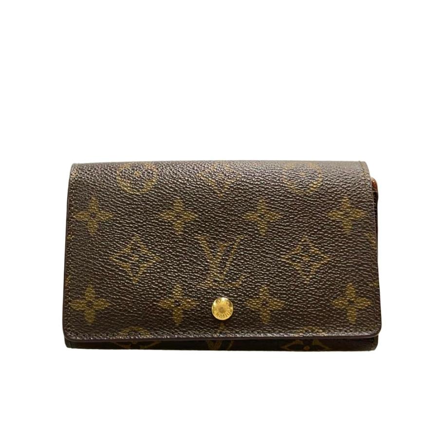 ルイ・ヴィトン 二つ折り財布 ポルトモネ ビエ トレゾール モノグラム