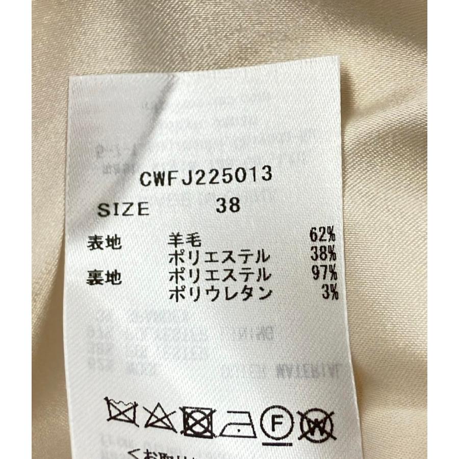 美品 セルフォード ノーカラーペプラムジャケット CWFJ225013