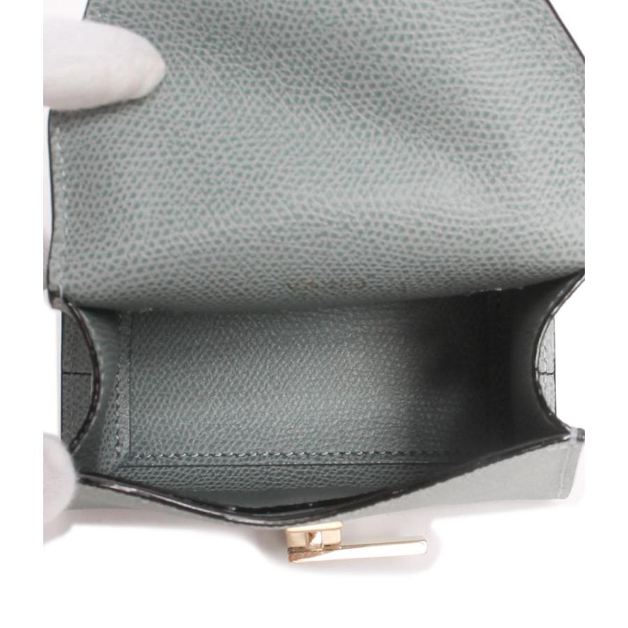 ミニイジィデ シルバー金具 ヴァレクストラ valextra 美品 ヴァレクストラ ミニレザーボディバッグ シルバー金具 イジィデ