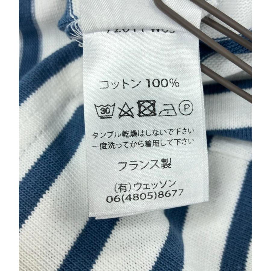 美品 セントジェームス ボーダー柄ボートネック長袖Tシャツ ロンT