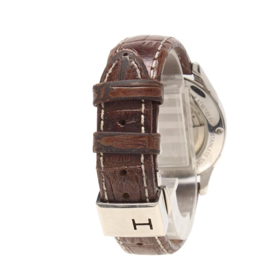 Hamilton 自動巻き時計 H324550 シルバー文字盤 ブラウンレザー Hamilton 自動巻き時計 H324550 シルバー文字盤 ブラウンレザー