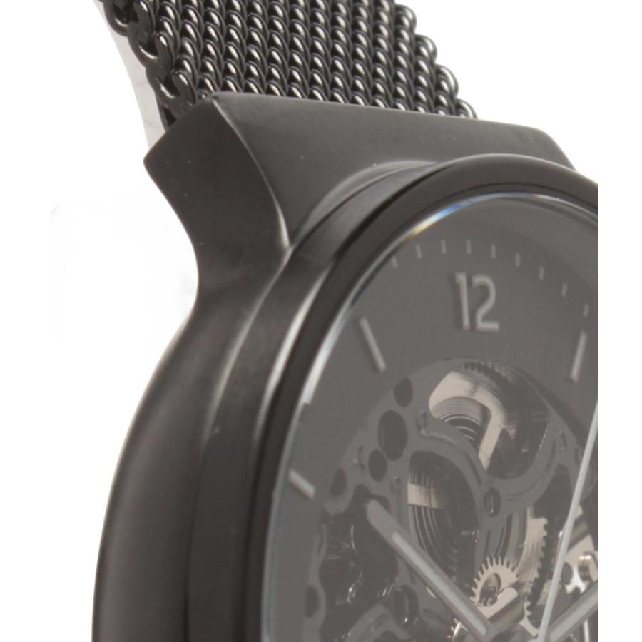 スカーゲン 腕時計 自動巻き ブラック SKW6784 メンズ SKAGEN 中古 