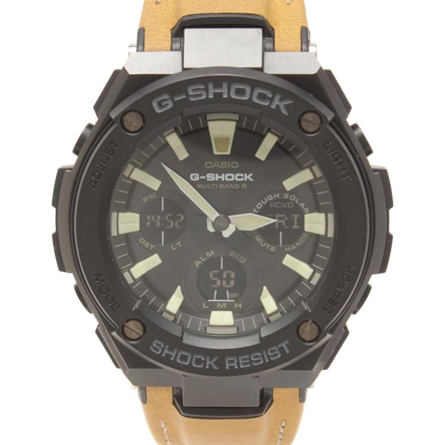 【極美品】G-SHOCK GST-W120L 電波ソーラー　メンズ　腕時計 美品 カシオ 腕時計 G-STEEL G-SHOCK ソーラー GST-W120L メンズ