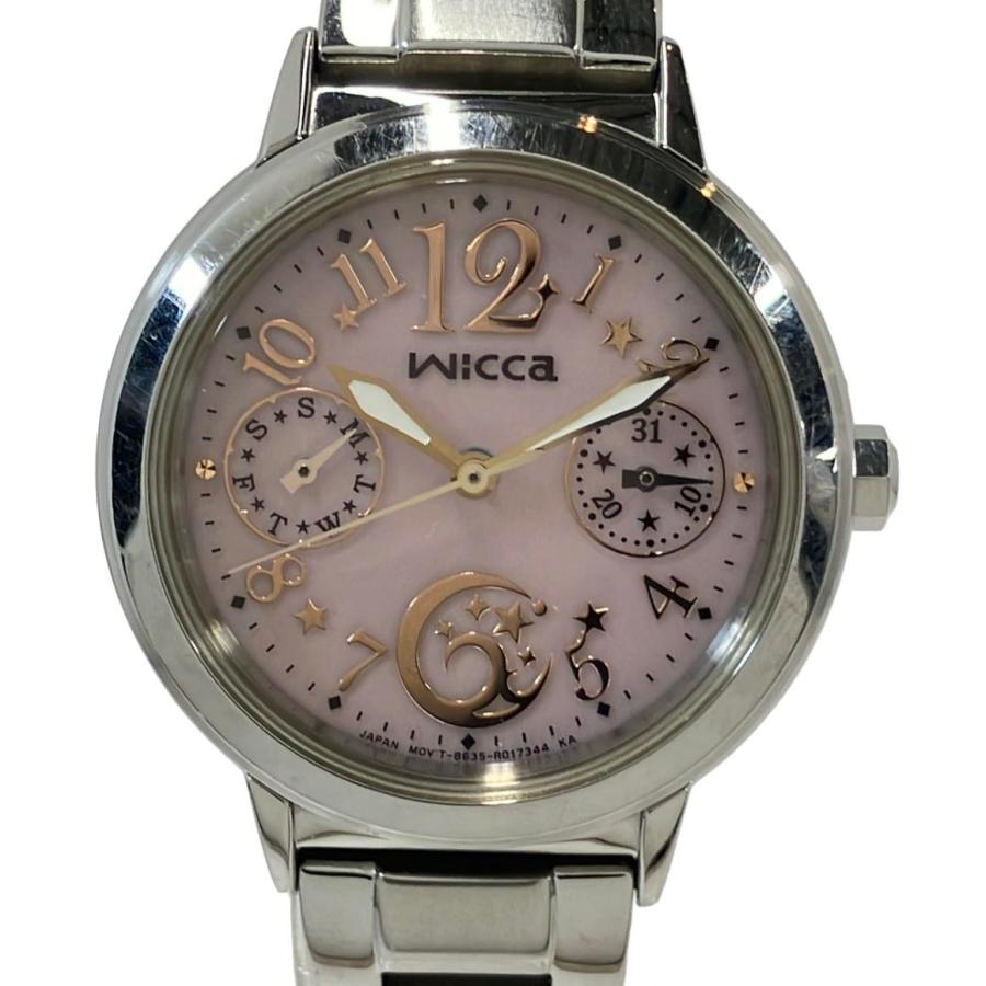 シチズン 腕時計 wicca ウィッカ ソーラー ピンク 8635-R004565