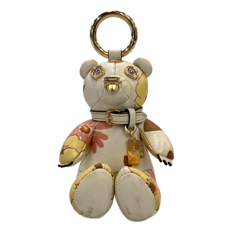 コーチ キーホルダー キーリング バッグチャーム フローラルクラスター