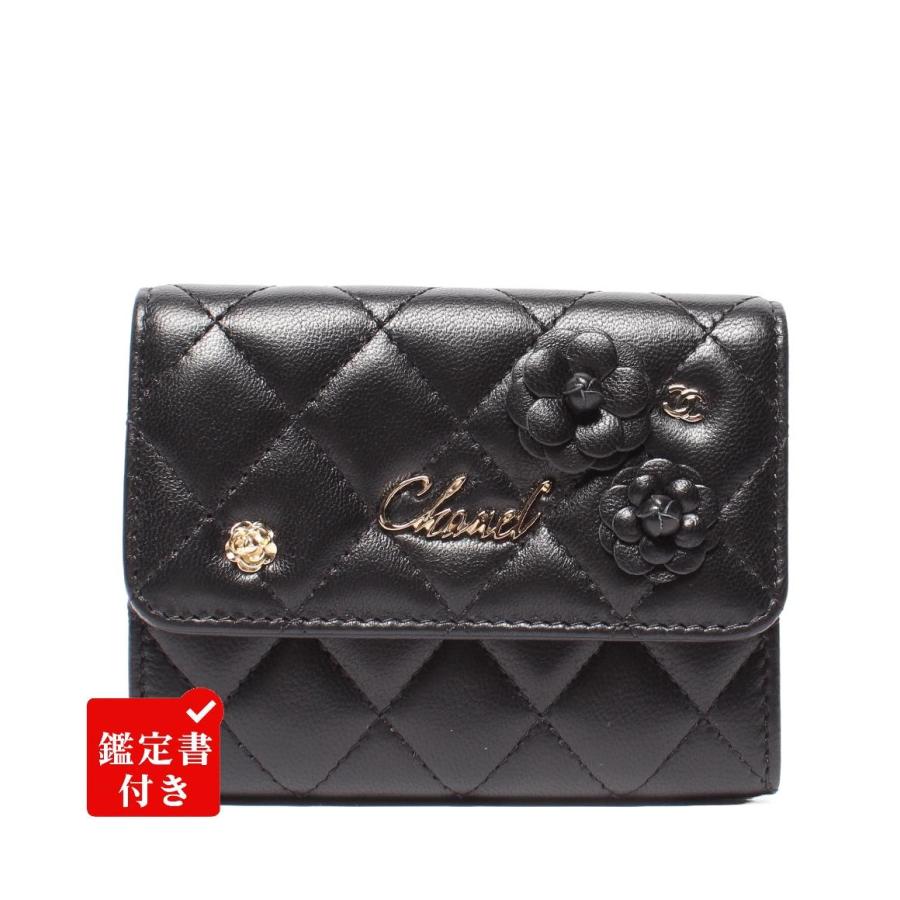 美品 シャネル コンパクトウォレット コインケース カードケース