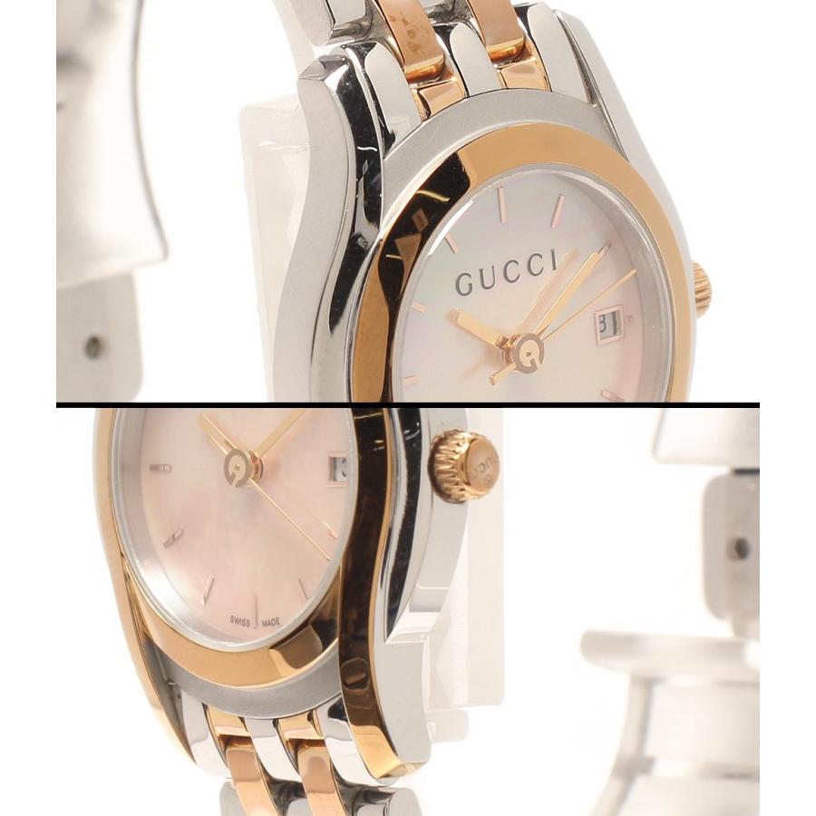 グッチ 腕時計 クオーツ ピンク 5500L レディース GUCCI 中古