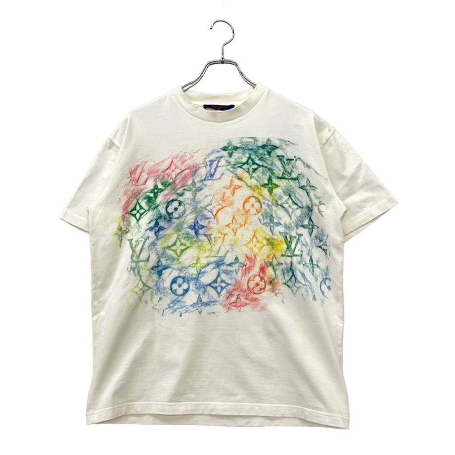 Louis Vuitton パステルモノグラム シルクニットトップス ルイ・ヴィトン パステルモノグラム半袖Tシャツ RM211M NPG HKY17W
