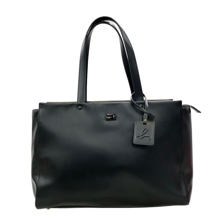 ◇agnes b. voyageアニエスベー◇レザー トートバッグ ブラック 楽天 