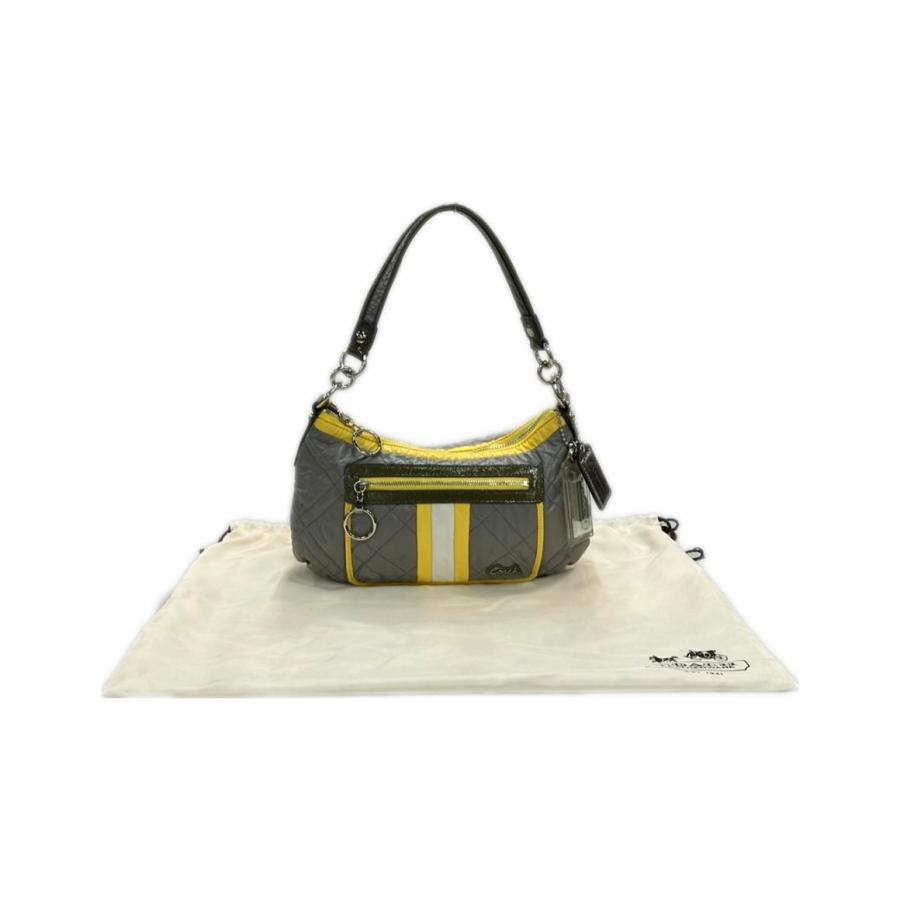 新品同様　コーチCOACHバッグ　コーチショルダーバッグ2wayハンドバッグ本革 コーチ ショルダーバッグ 2WAY ナイロン 肩掛け 斜め掛け 15871