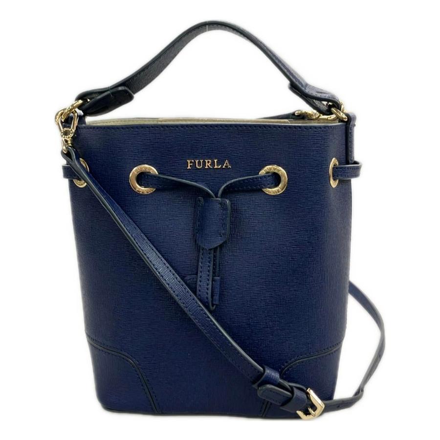 美品 フルラ ハンドバッグ ショルダーバッグ 2WAY 斜め掛け ステイシー