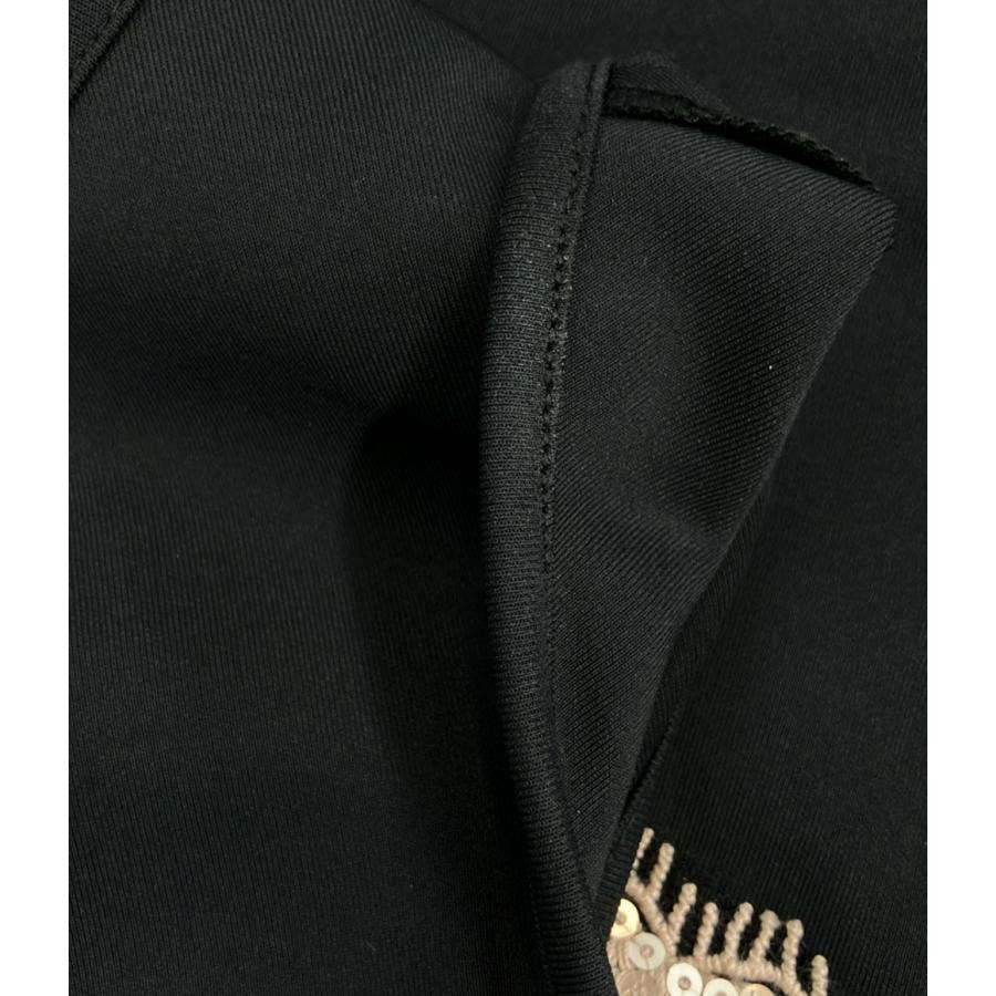 タダシショージ ノースリーブワンピース スパンコール