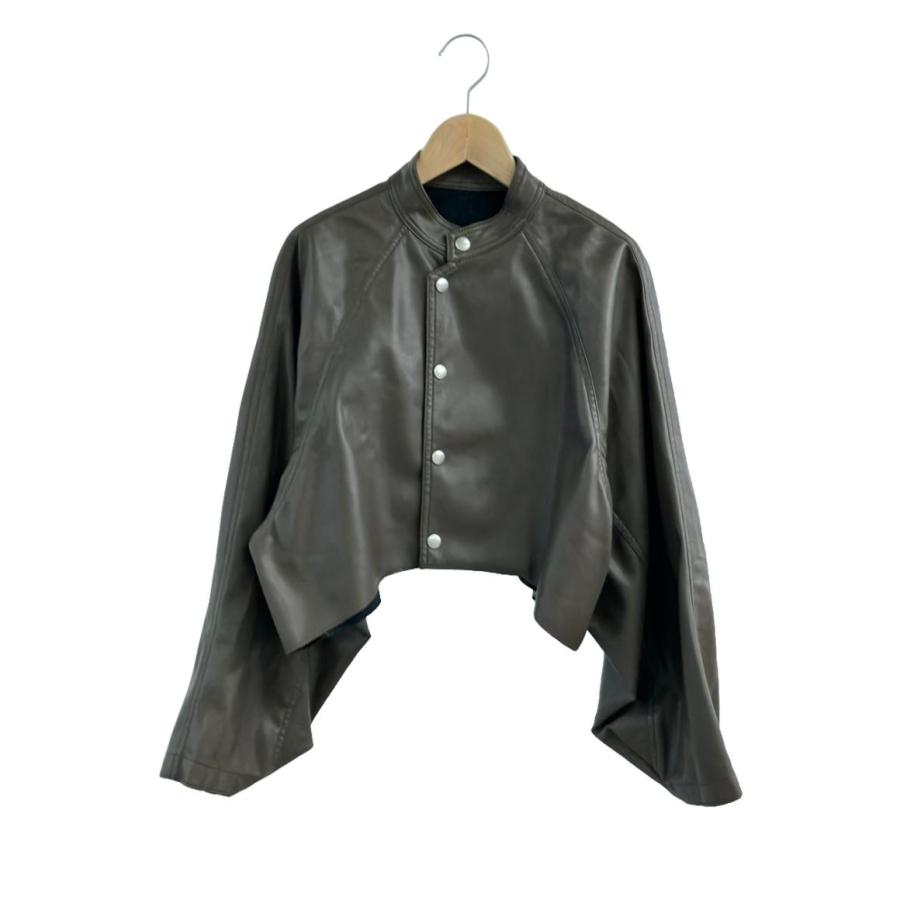 Ameri SYNTHETIC レザーショートジャケット