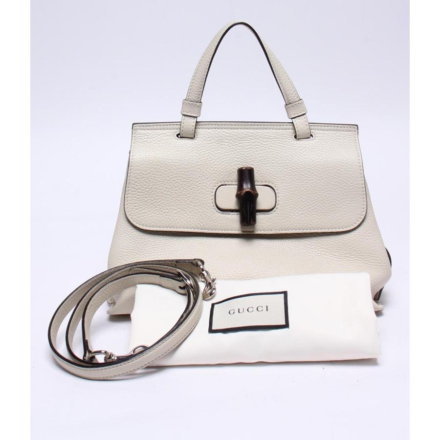 グッチ ハンドバッグ ショルダーバッグ 斜め掛け バンブー 370831  