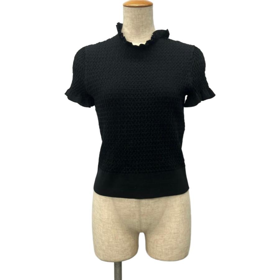 シャネル フリルニットカットソー P77528K11209 レディース SIZE