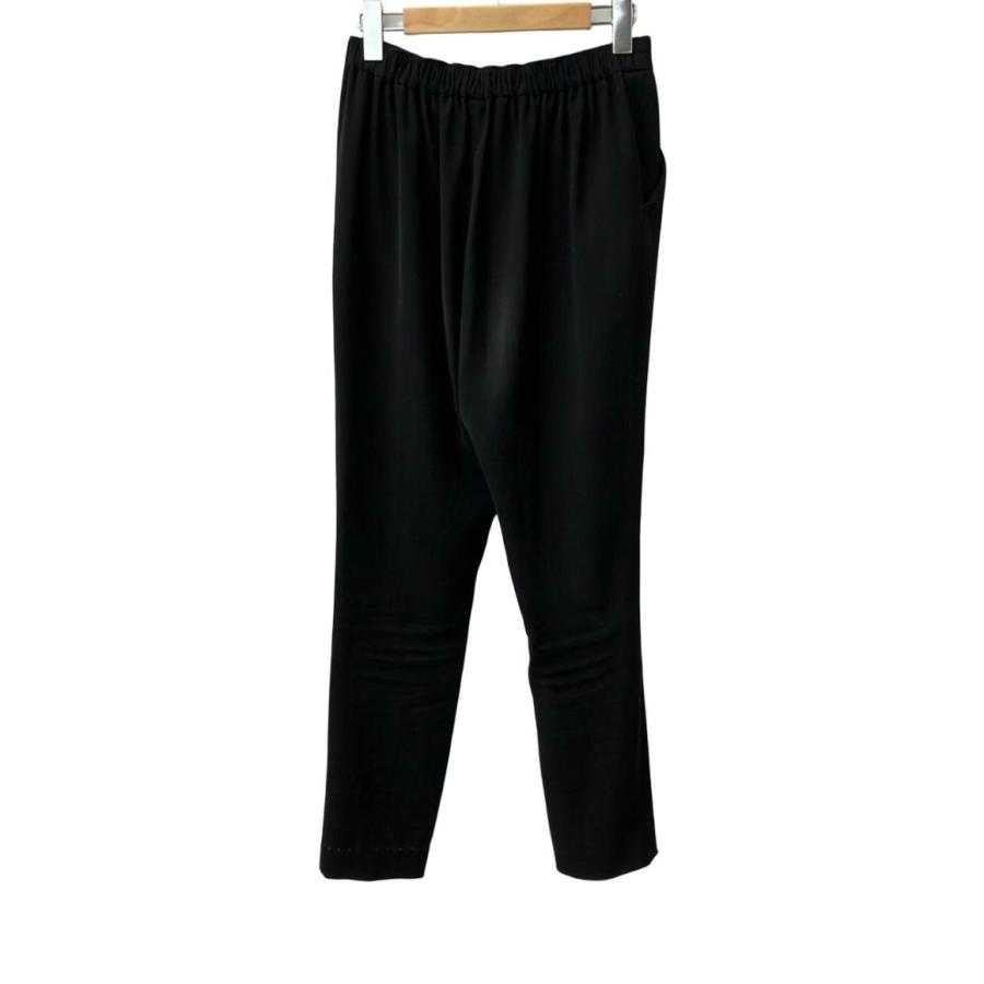 エンフォルド パンツ 黒 38 エンフォルド 透け感のあるブラックパンツ