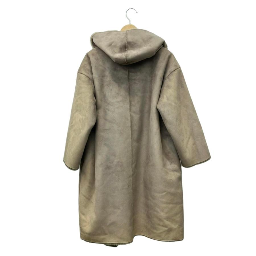 ナノユニバース Lusso vita ムートン調コート S/36 美シルエット ルッソヴィータ フェイクムートンコート レディース SIZE 36 (S) Lusso