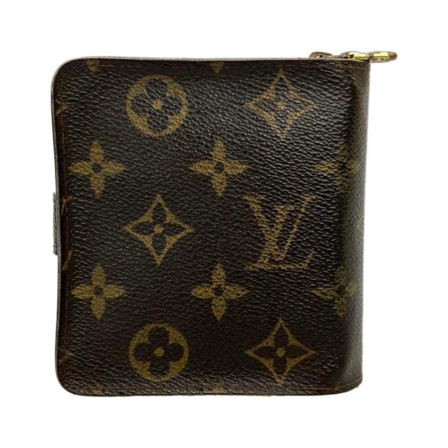 ルイ・ヴィトン 二つ折り財布 モノグラム コンパクトジップ M61667