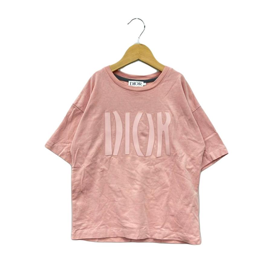 Dior ロゴTシャツ キッズ レディース 大人もOK 【DIOR】ロゴ刺繍Tシャツ 可愛い (Dior/キッズ用