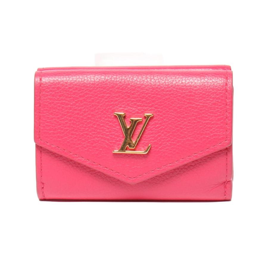 ルイ・ヴィトン 三つ折り財布 ポルトフォイユ ロックミ二 M80087  