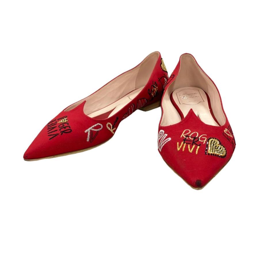 ロジェヴィヴィエ　パンプス 38 ロジェヴィヴィエ フラットパンプス レディース SIZE 38 (XL