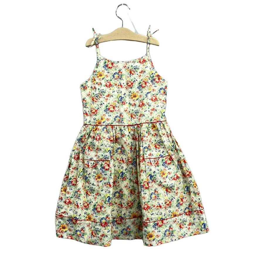 美品 ポロ・ラルフローレン ノースリーブワンピース 花柄 キッズ SIZE