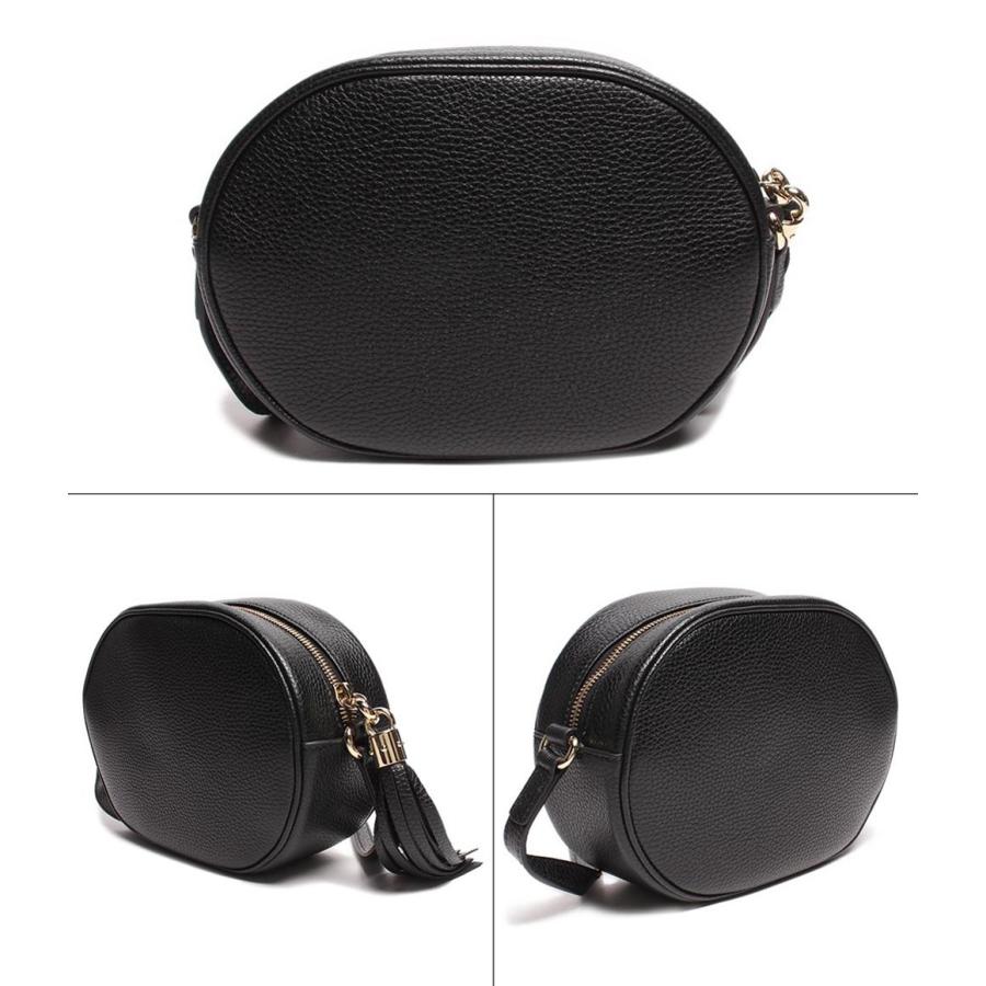 美品 グッチ レザーショルダーバッグ タッセル ゴールド金具