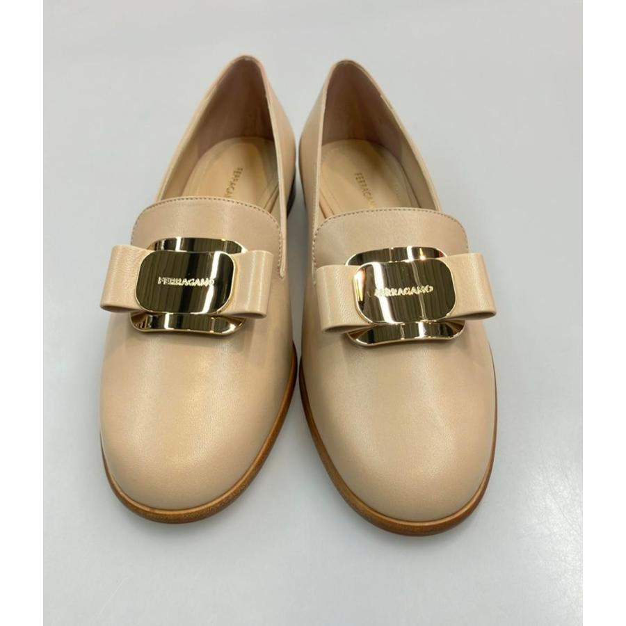 美品 フェラガモ ローファー モカシン ヴァラ レディース SIZE 7