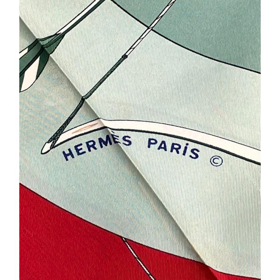 エルメス スカーフ シルク100% カレ90 ARCS EN CiEL レディース HERMES