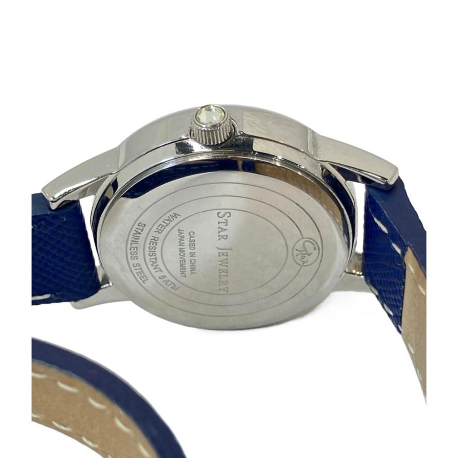 スタージュエリー 腕時計 クオーツ ネイビー レディース STAR JEWELRY 中古 |  | 03