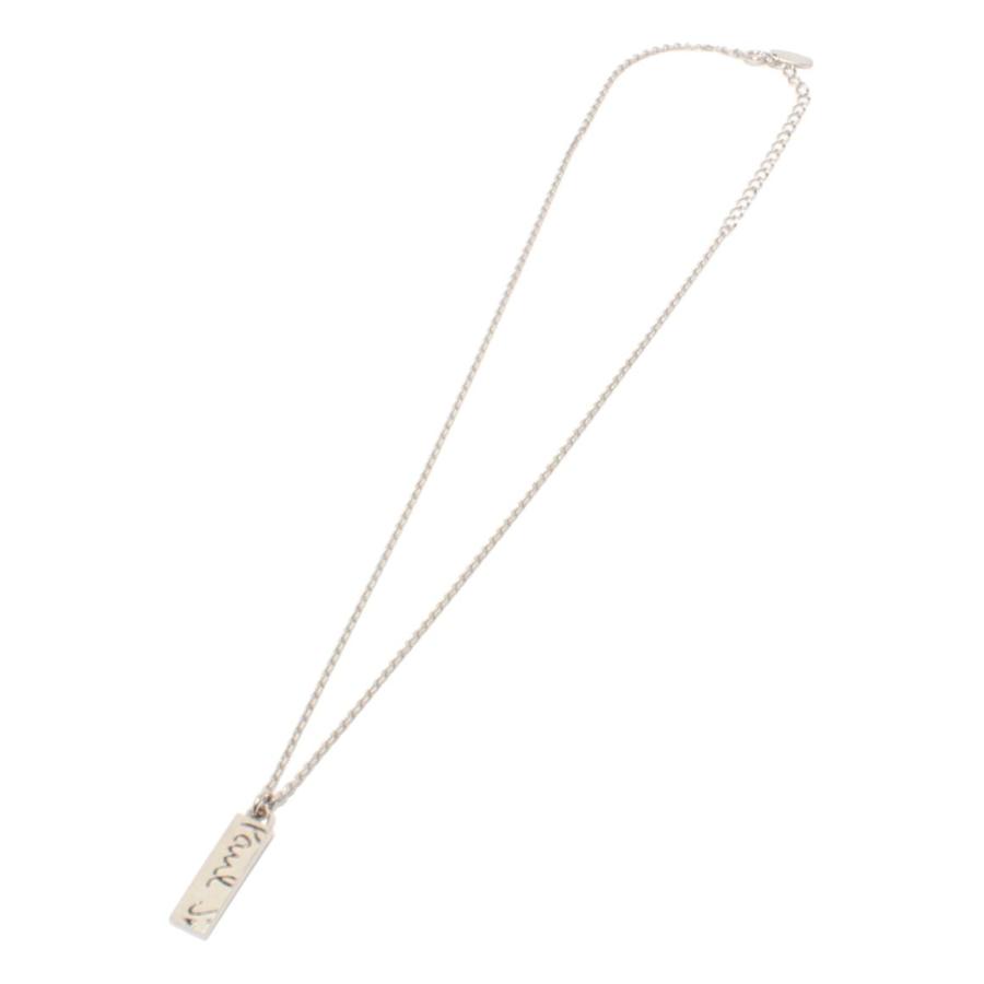 美品 ポール・スミス ネックレス バー ロゴ メンズ Paul Smith