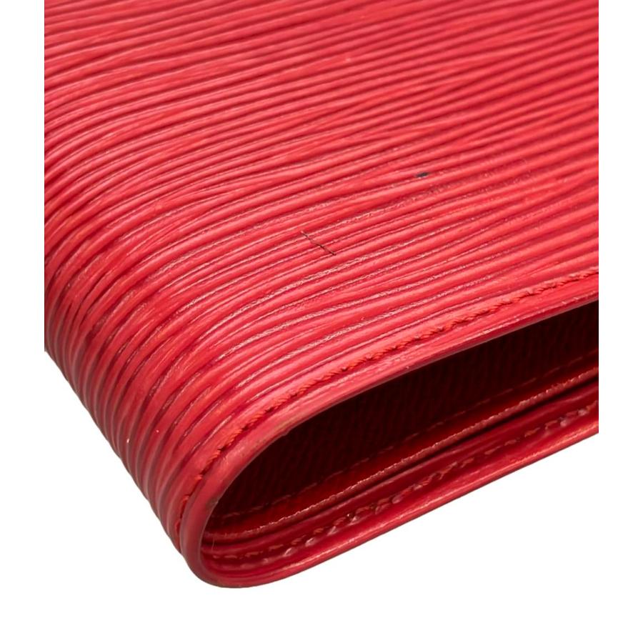 ルイヴィトン 二つ折り財布 ポルトビエカルトクレディモネ エピ M63547